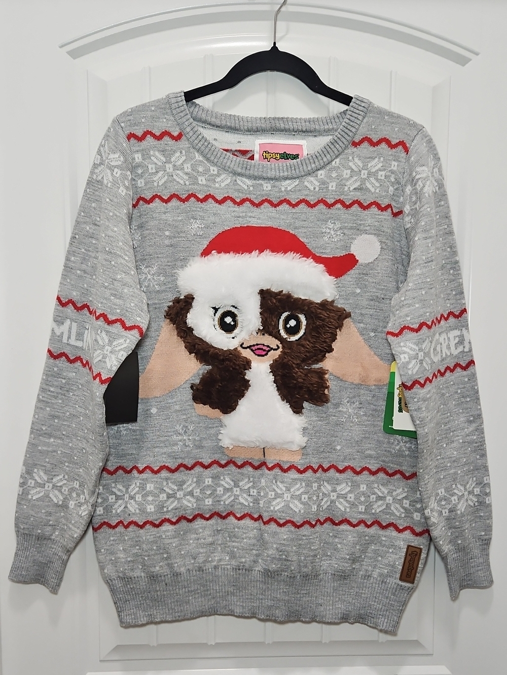 Tipsy Elves Gremlin Ugly Christmas Sweater New Medium Holiday Festive Women's